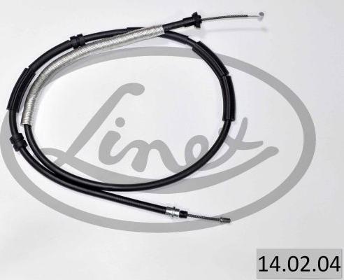 Linex 14.02.04 - Cable, parking brake parts5.com