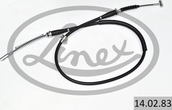 Linex 14.02.83 - Cable de accionamiento, freno de estacionamiento parts5.com