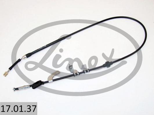 Linex 17.01.37 - Cable de accionamiento, freno de estacionamiento parts5.com