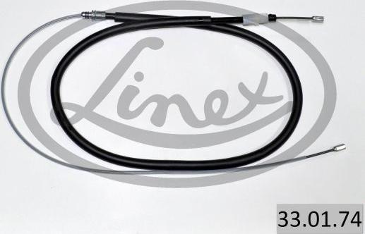 Linex 33.01.74 - Cable de accionamiento, freno de estacionamiento parts5.com