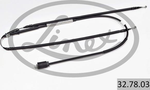 Linex 32.78.03 - Cable de accionamiento, freno de estacionamiento parts5.com