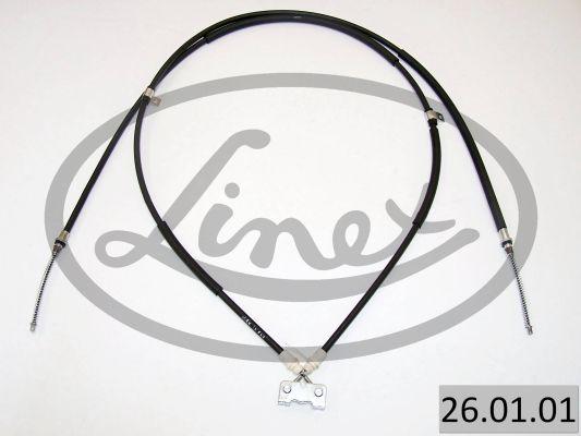 Linex 26.01.01 - Cable de accionamiento, freno de estacionamiento parts5.com