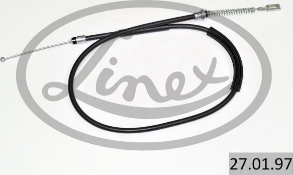 Linex 27.01.97 - Cable, parking brake parts5.com