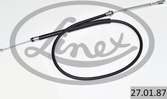 Linex 27.01.87 - Cable, parking brake parts5.com