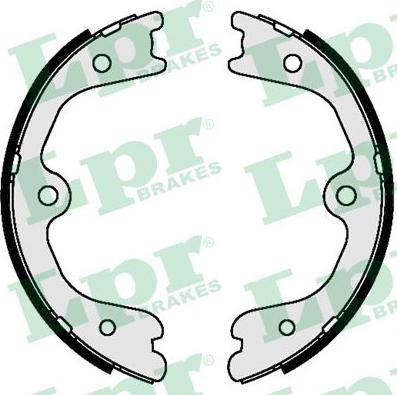 LPR 09490 - Brake Shoe Set, parking brake parts5.com