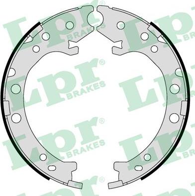 LPR 09420 - Set saboti frana, frana de mana parts5.com