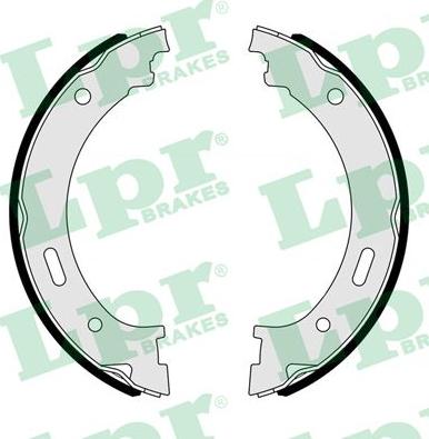 LPR 09530 - Brake Shoe Set, parking brake parts5.com