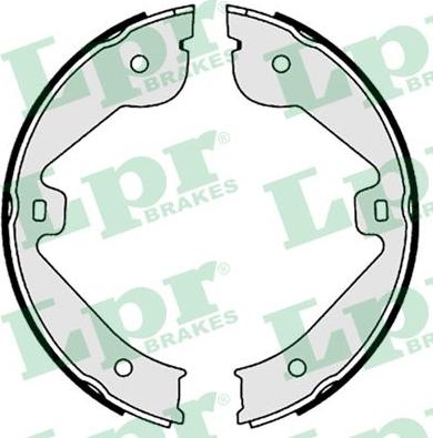 LPR 09150 - Brake Shoe Set, parking brake parts5.com