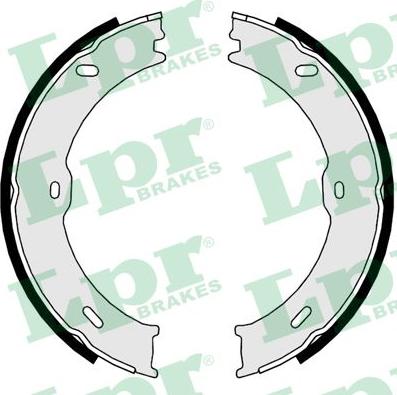 LPR 09710 - Komplet zavorne celjusti, rocna zavora parts5.com