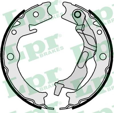 LPR 09780 - Brake Shoe Set, parking brake parts5.com