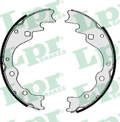 LPR 05450 - Brake Shoe Set parts5.com