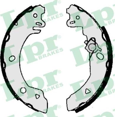 LPR 05770 - Fékpofakészlet parts5.com