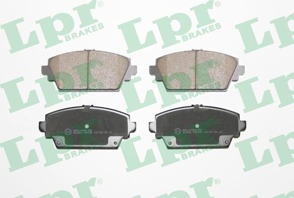 LPR 05P940 - Sada brzdových destiček, kotoučová brzda parts5.com