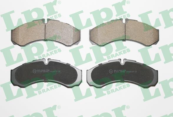 LPR 05P955 - Brake Pad Set, disc brake parts5.com