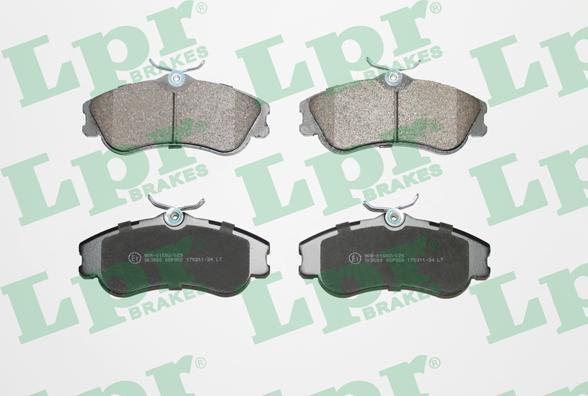 LPR 05P950 - Brake Pad Set, disc brake parts5.com