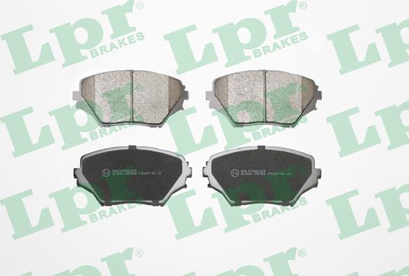 LPR 05P958 - Brake Pad Set, disc brake parts5.com