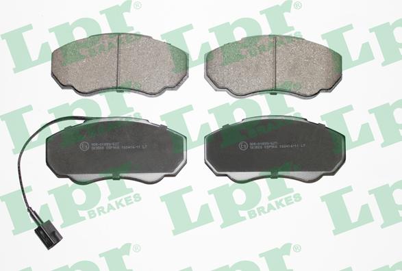 LPR 05P966 - Brake Pad Set, disc brake parts5.com