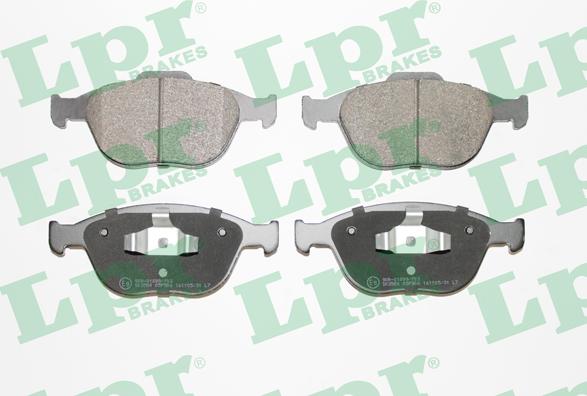 LPR 05P906 - Fékbetétkészlet, tárcsafék parts5.com