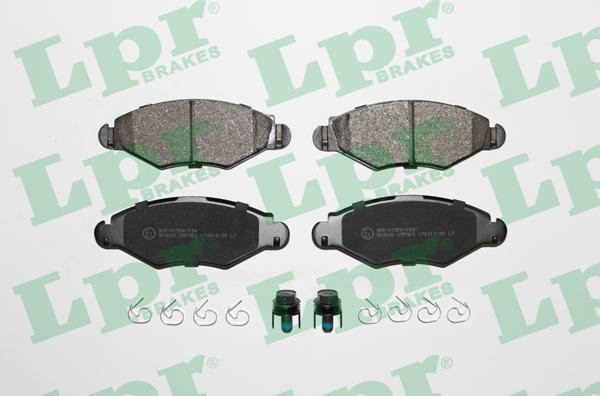 LPR 05P903 - Brake Pad Set, disc brake parts5.com