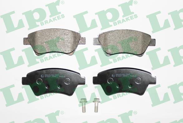 LPR 05P911 - Zestaw klocków hamulcowych, hamulce tarczowe parts5.com