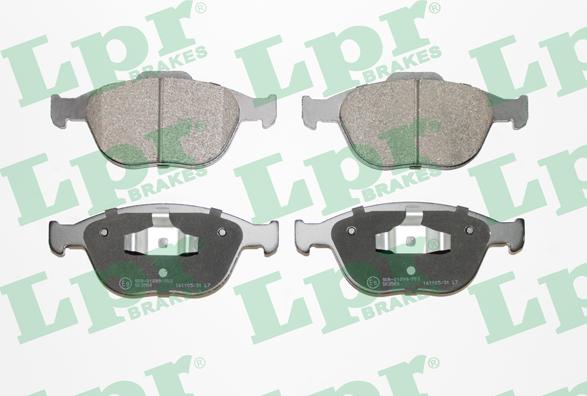 LPR 05P913 - Brake Pad Set, disc brake parts5.com