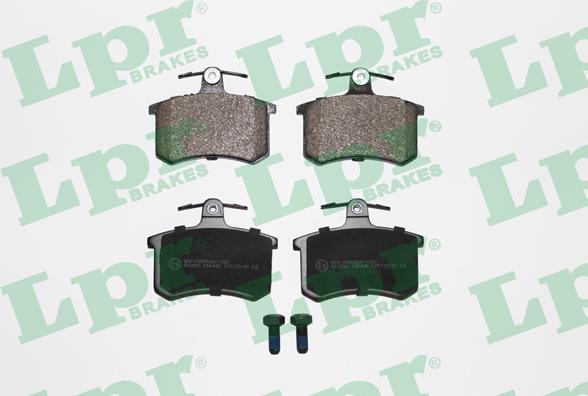 LPR 05P440 - Тормозные колодки, дисковые, комплект parts5.com