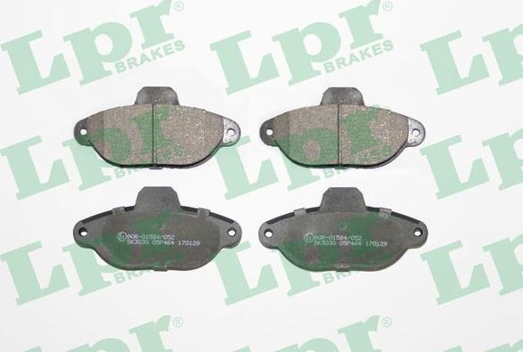 LPR 05P464 - Set placute frana,frana disc parts5.com