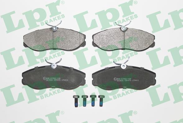 LPR 05P470 - Kit de plaquettes de frein, frein à disque parts5.com