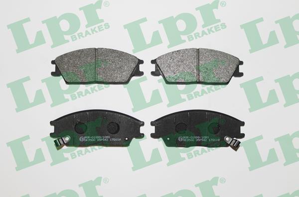 LPR 05P542 - Brake Pad Set, disc brake parts5.com