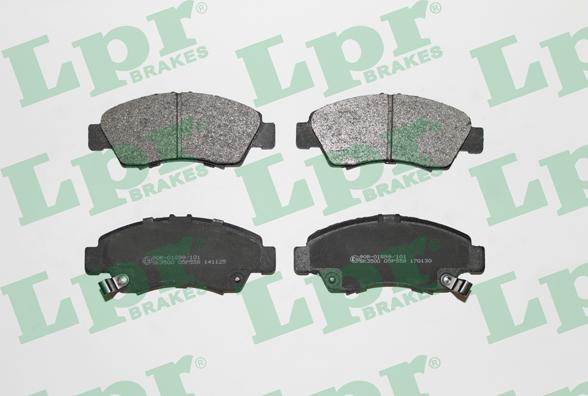 LPR 05P558 - Fékbetétkészlet, tárcsafék parts5.com