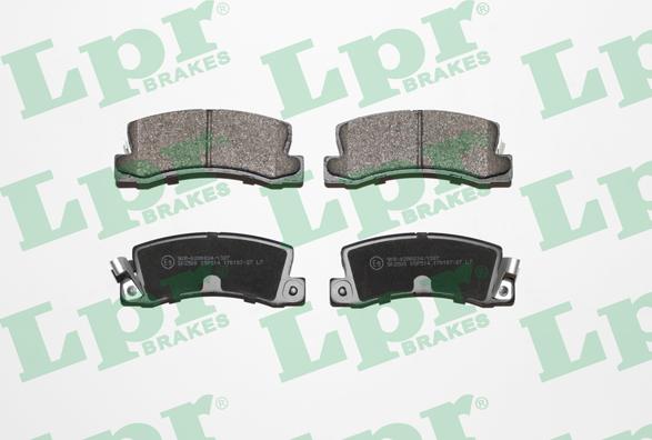 LPR 05P514 - Fékbetétkészlet, tárcsafék parts5.com