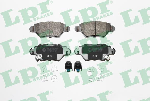 LPR 05P699 - Brake Pad Set, disc brake parts5.com