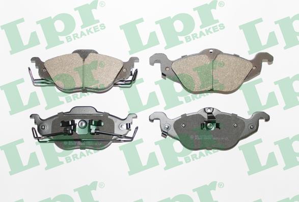 LPR 05P698 - Brake Pad Set, disc brake parts5.com