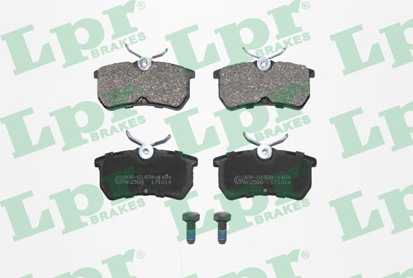 LPR 05P697 - Brake Pad Set, disc brake parts5.com