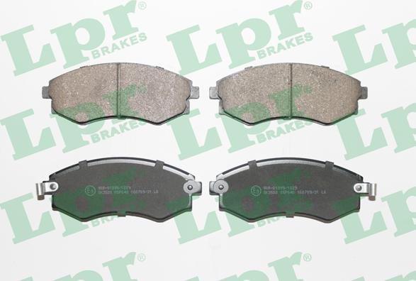 LPR 05P640 - Brake Pad Set, disc brake parts5.com