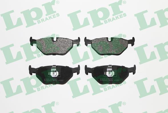 LPR 05P650 - Brake Pad Set, disc brake parts5.com