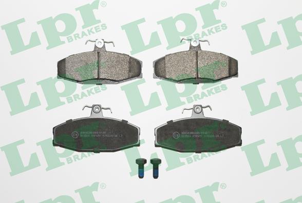 LPR 05P651 - Brake Pad Set, disc brake parts5.com