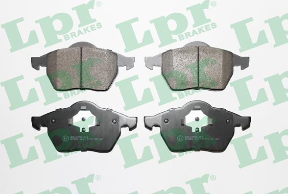 LPR 05P669 - Kit de plaquettes de frein, frein à disque parts5.com