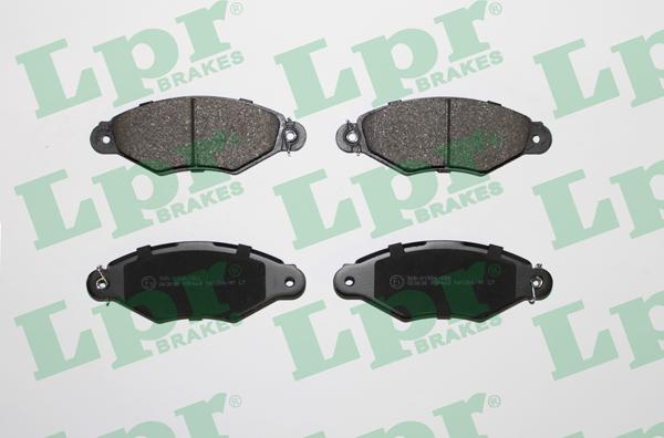 LPR 05P662 - Brake Pad Set, disc brake parts5.com