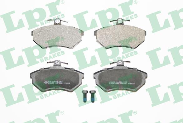 LPR 05P600 - Sada brzdových destiček, kotoučová brzda parts5.com