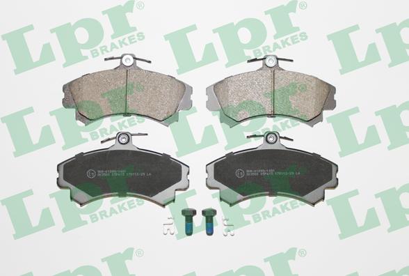 LPR 05P615 - Brake Pad Set, disc brake parts5.com