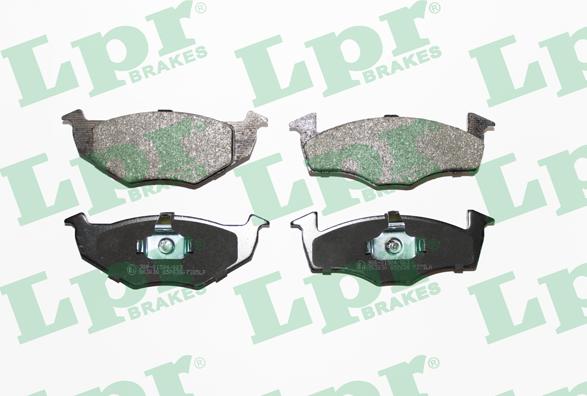 LPR 05P638 - Brake Pad Set, disc brake parts5.com