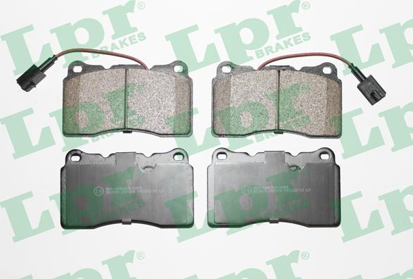 LPR 05P674 - Brake Pad Set, disc brake parts5.com