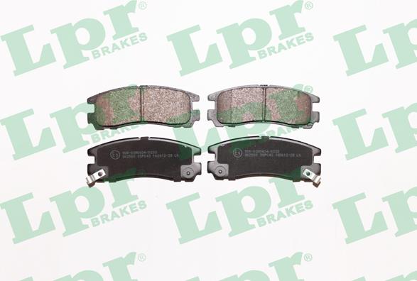 LPR 05P043 - Set placute frana,frana disc parts5.com