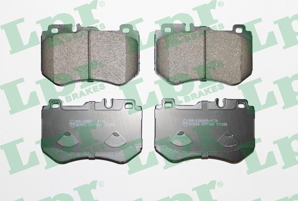 LPR 05P1980 - Brake Pad Set, disc brake parts5.com