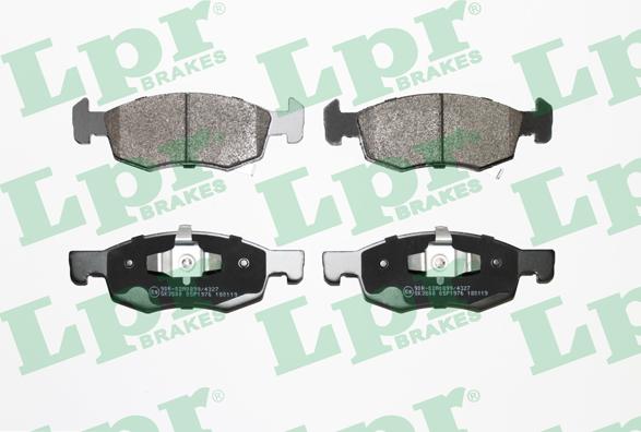 LPR 05P1976 - Brake Pad Set, disc brake parts5.com