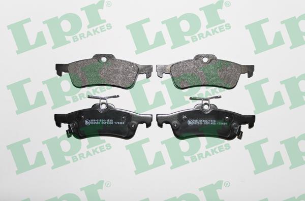 LPR 05P1458 - Тормозные колодки, дисковые, комплект parts5.com