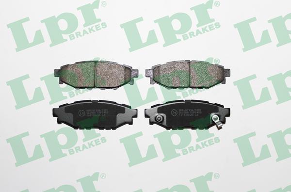 LPR 05P1408 - Fren balata seti, diskli fren parts5.com