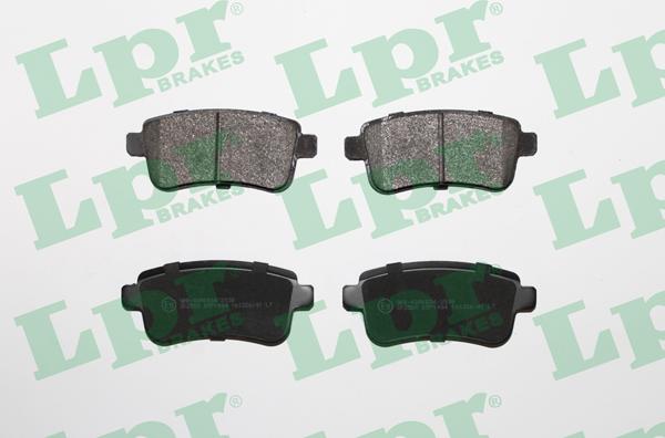 LPR 05P1484 - Brake Pad Set, disc brake parts5.com