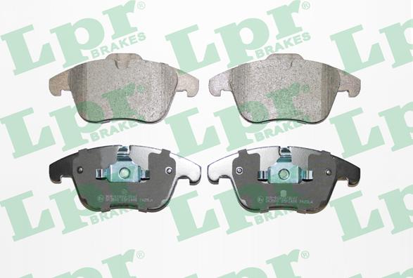 LPR 05P1486 - Brake Pad Set, disc brake parts5.com